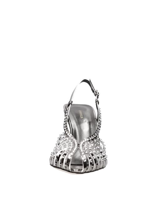 Décolleté Slingback modello CAGE PINS in ecopelle e strass LE SILLA | CHANEL CAGE PINSPELTRO